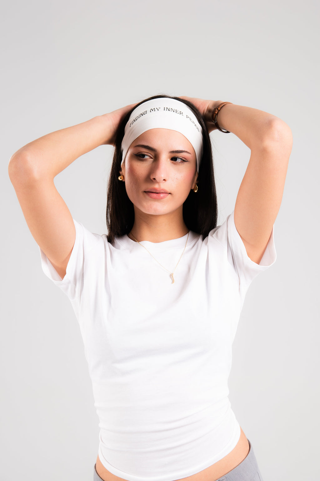 FIP White Headband