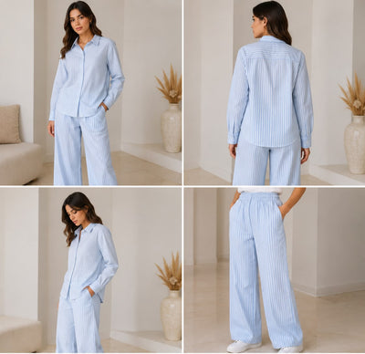 Blue Striped Set